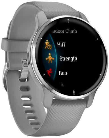 Garmin Venu 2 Plus AMOLED smartklokke (puddergrå)