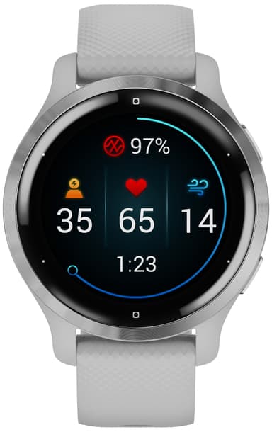 Garmin Venu 2S AMOLED smartklokke (skygrå)