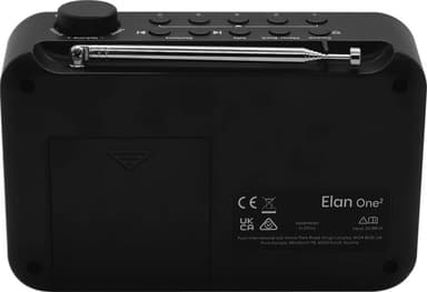 Pure Elan One2 lommeradio (sort)