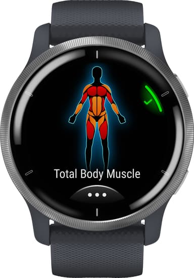 Garmin Venu 2 AMOLED smartklokke (blå)
