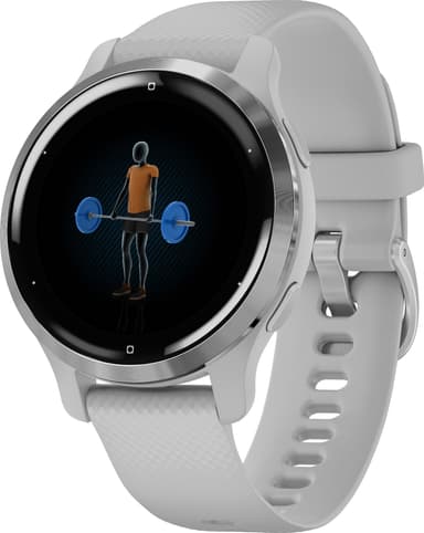 Garmin Venu 2S AMOLED smartklokke (skygrå)