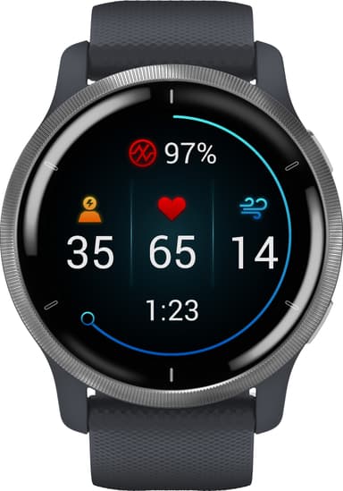 Garmin Venu 2 AMOLED smartklokke (blå)