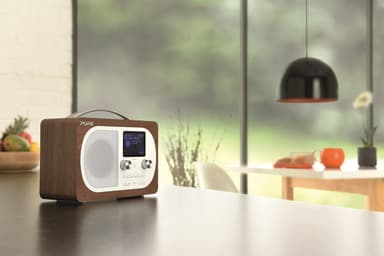 Pure Evoke H4 DAB+/FM radio (valnøtt)