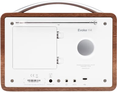 Pure Evoke H4 DAB+/FM radio (valnøtt)