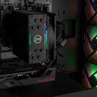 PCSpecialist Core 510 R5-5/16/1000/RX7600 stasjonær gaming-PC
