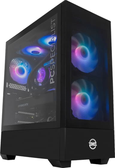 PCSpecialist Prime 340 i7-14F/16/1000/4070 Super stasjonær gaming-PC