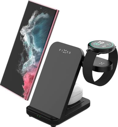 Fixed 3-i-1 Samsung trådløs ladestasjon
