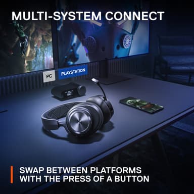 SteelSeries Arctis Nova Pro trådløst gamingheadsett (til PS5, sort)