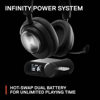SteelSeries Arctis Nova Pro trådløst gamingheadsett (til PS5, sort)