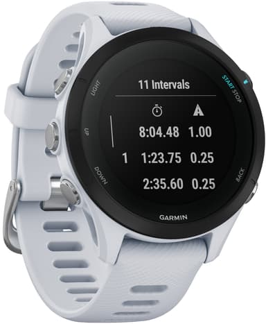 Garmin Forerunner 255S Music sportsklokke (hvit)