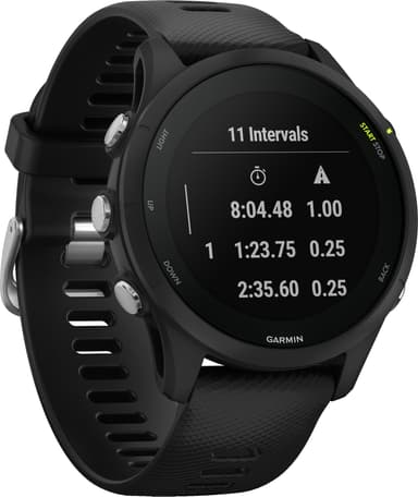Garmin Forerunner 255 Music sportsklokke (sort)