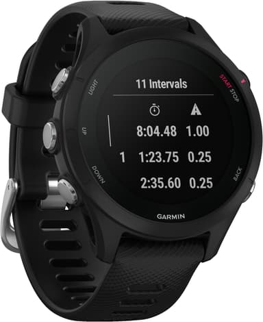 Garmin Forerunner 255S Music sportsklokke (sort)
