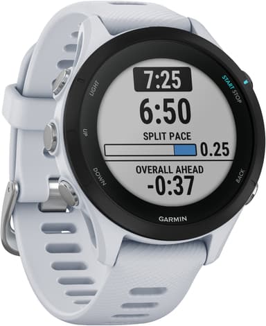 Garmin Forerunner 255S Music sportsklokke (hvit)