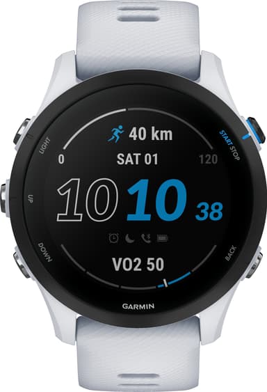 Garmin Forerunner 255 Music sportsklokke (hvit)