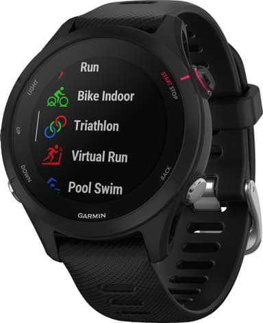 Garmin Forerunner 255S Music sportsklokke (sort)