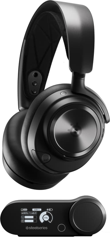 SteelSeries Arctis Nova Pro trådløst gamingheadsett (til PS5, sort)