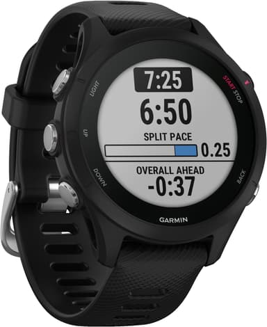 Garmin Forerunner 255S Music sportsklokke (sort)