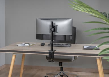 Essentials Single Static skjermfestesystem (sort)