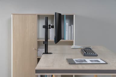 Essentials Single Static skjermfestesystem (sort)