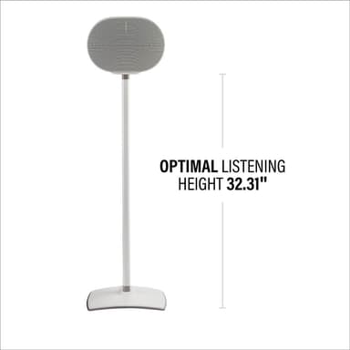 SANUS Gulvstativ for Sonos ERA 300 Single Hvit