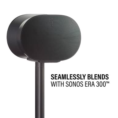 SANUS Gulvstativ for Sonos ERA 300 Single Svart