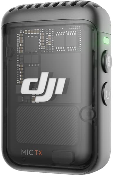DJI Mic 2 trådløs mikrofonmottaker (sort)