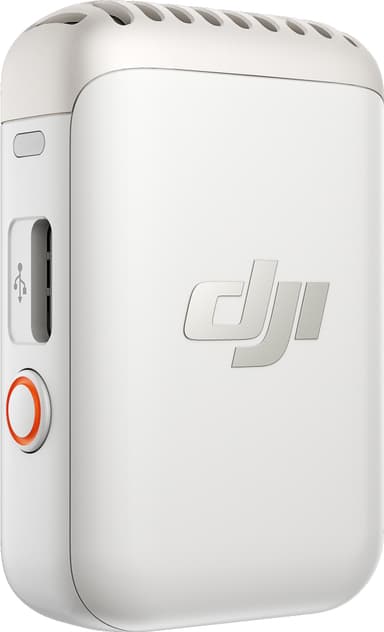 DJI Mic 2 trådløs mikrofonmottaker (hvit)
