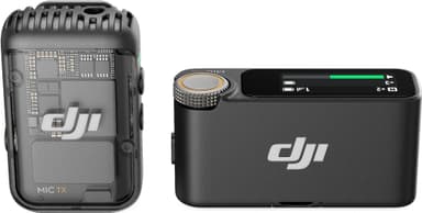 DJI Mic 2 trådløst videomikrofonsett (sort)