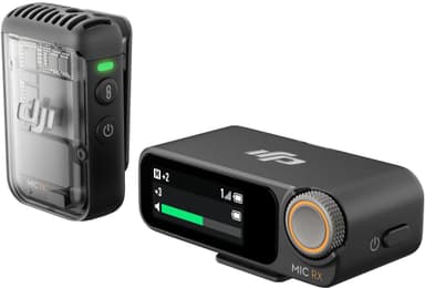 DJI Mic 2 trådløst videomikrofonsett (sort)