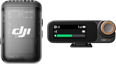 DJI Mic 2 trådløst videomikrofonsett (sort)