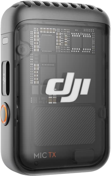 DJI Mic 2 trådløs mikrofonmottaker (sort)