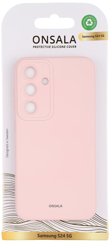 Onsala Samsung Galaxy S24 Silicone deksel (rosa)