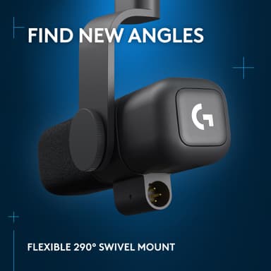 Logitech G Yeti Studio mikrofon (sort)