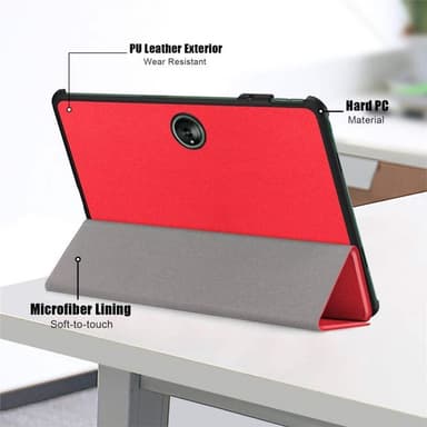 Aktiv deksel Samsung Galaxy Tab S9 FE Plus - Rød