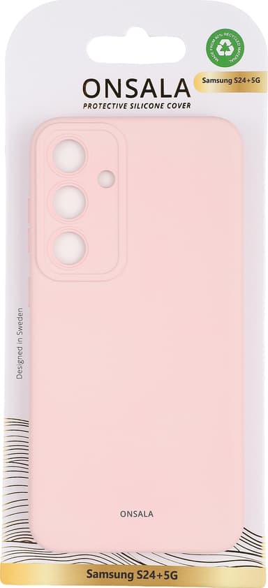 Onsala Samsung Galaxy S24 Plus silikondeksel (rosa)