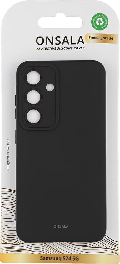 Onsala Samsung Galaxy S24 Silicone deksel (sort)