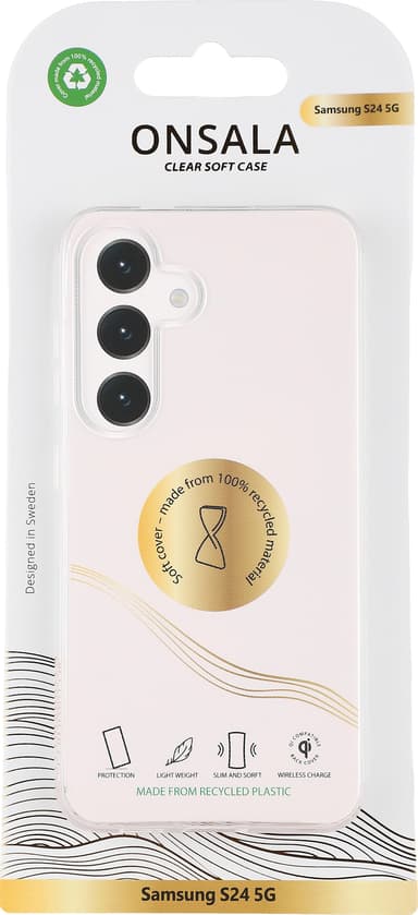 Onsala Samsung Galaxy S24 deksel (gjennomsiktig)