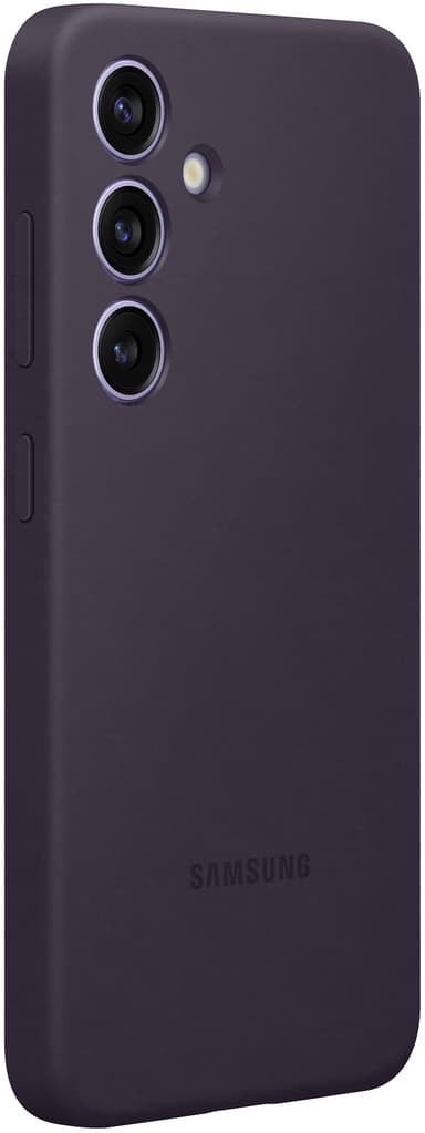 Samsung Galaxy S24 silikondeksel (mørk fiolett)