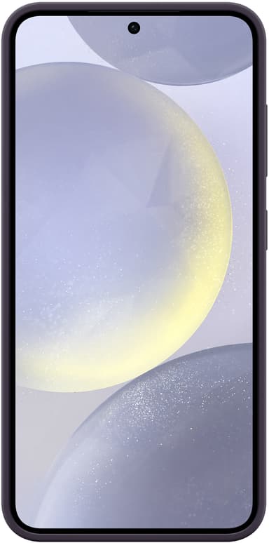 Samsung Galaxy S24 silikondeksel (mørk fiolett)