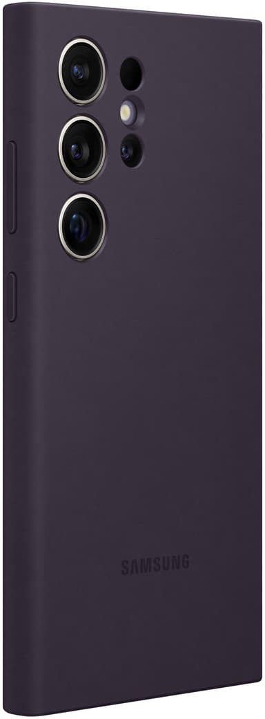 Samsung Galaxy S24 Ultra silikondeksel (mørk fiolett)