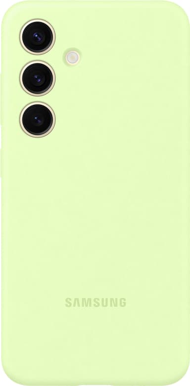 Samsung Galaxy S24 silikondeksel (grønn)