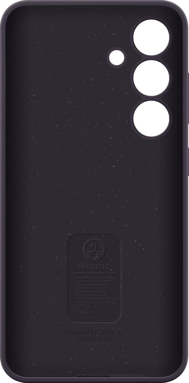 Samsung Galaxy S24 silikondeksel (mørk fiolett)
