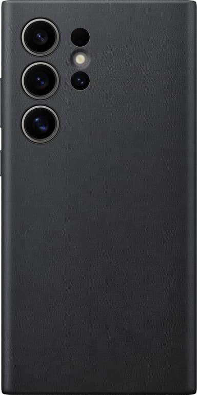 Samsung Galaxy S24 Ultra Vegan Leather deksel (sort)