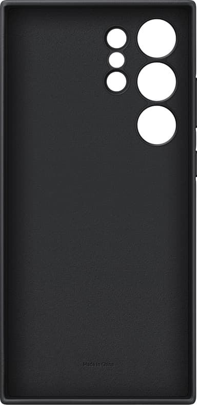 Samsung Galaxy S24 Ultra Vegan Leather deksel (sort)