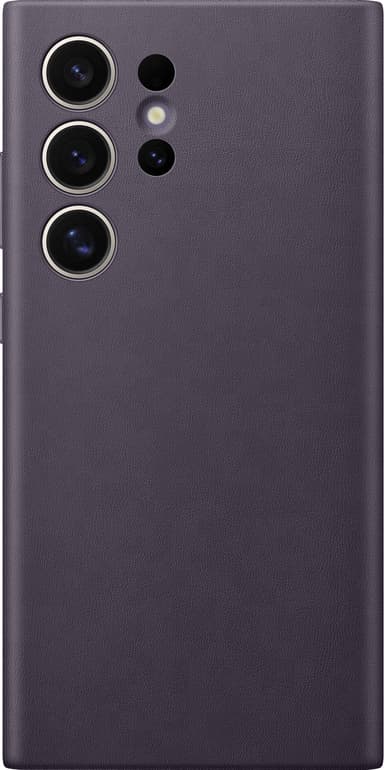 Samsung Galaxy S24 Ultra Vegan Leather deksel (fiolett)