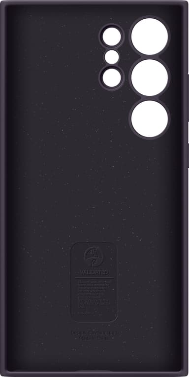 Samsung Galaxy S24 Ultra silikondeksel (mørk fiolett)