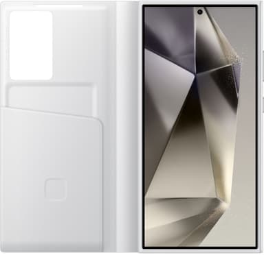 Samsung Galaxy S24 Ultra Smart View Wallet deksel (hvit)