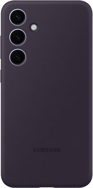Samsung Galaxy S24 Plus silikondeksel (mørk fiolett)