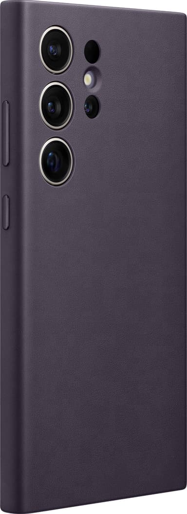 Samsung Galaxy S24 Ultra Vegan Leather deksel (fiolett)
