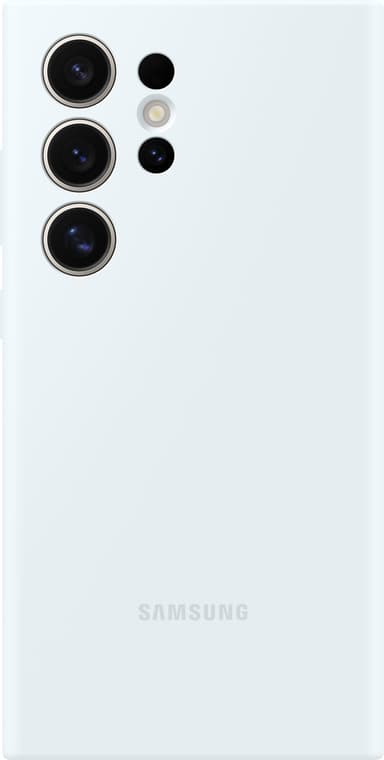 Samsung Galaxy S24 Ultra silikondeksel (hvit)